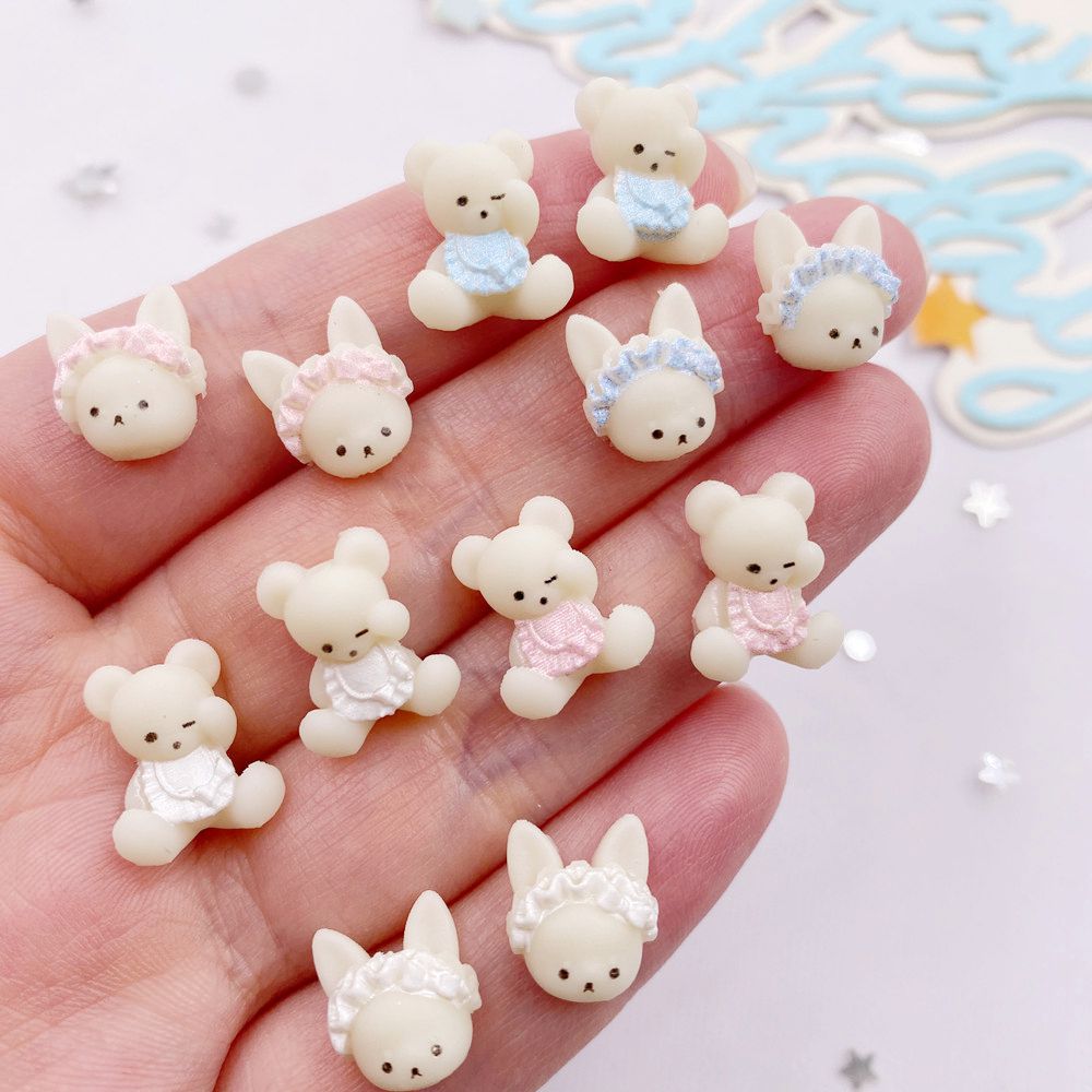 Art Craft 2 Year Olds - 30 pièces résine Kawaii coloré 3D