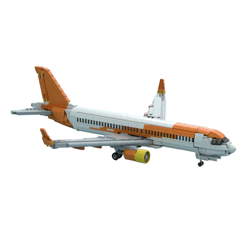 Art Craft Easy Ideas - 1100 pièces MOC Easy Jet Airbuss