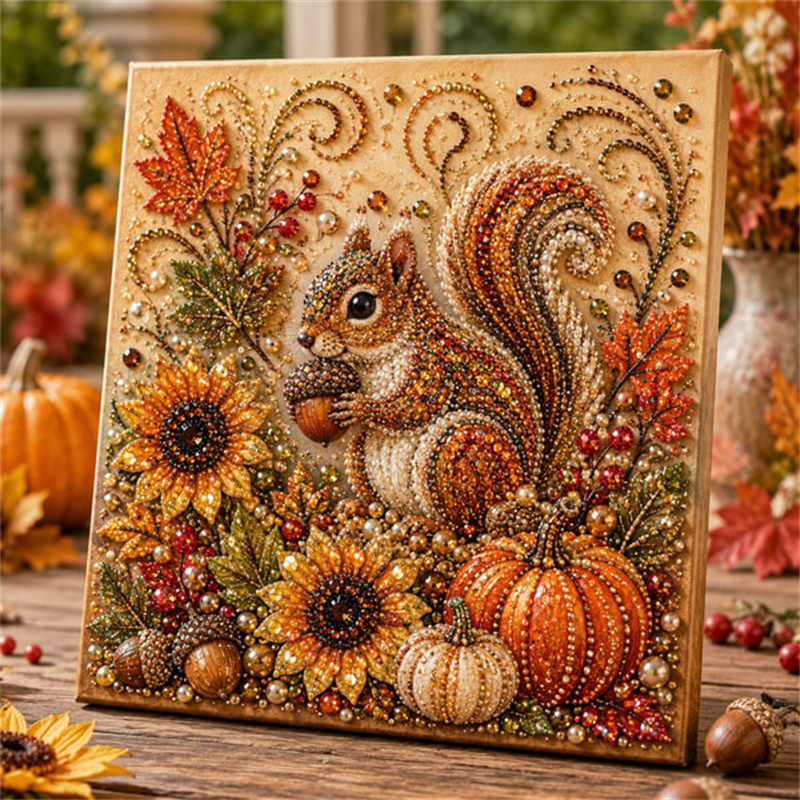 Art And Craft Autumn - Kit de Peinture Diamant Perle Automne,