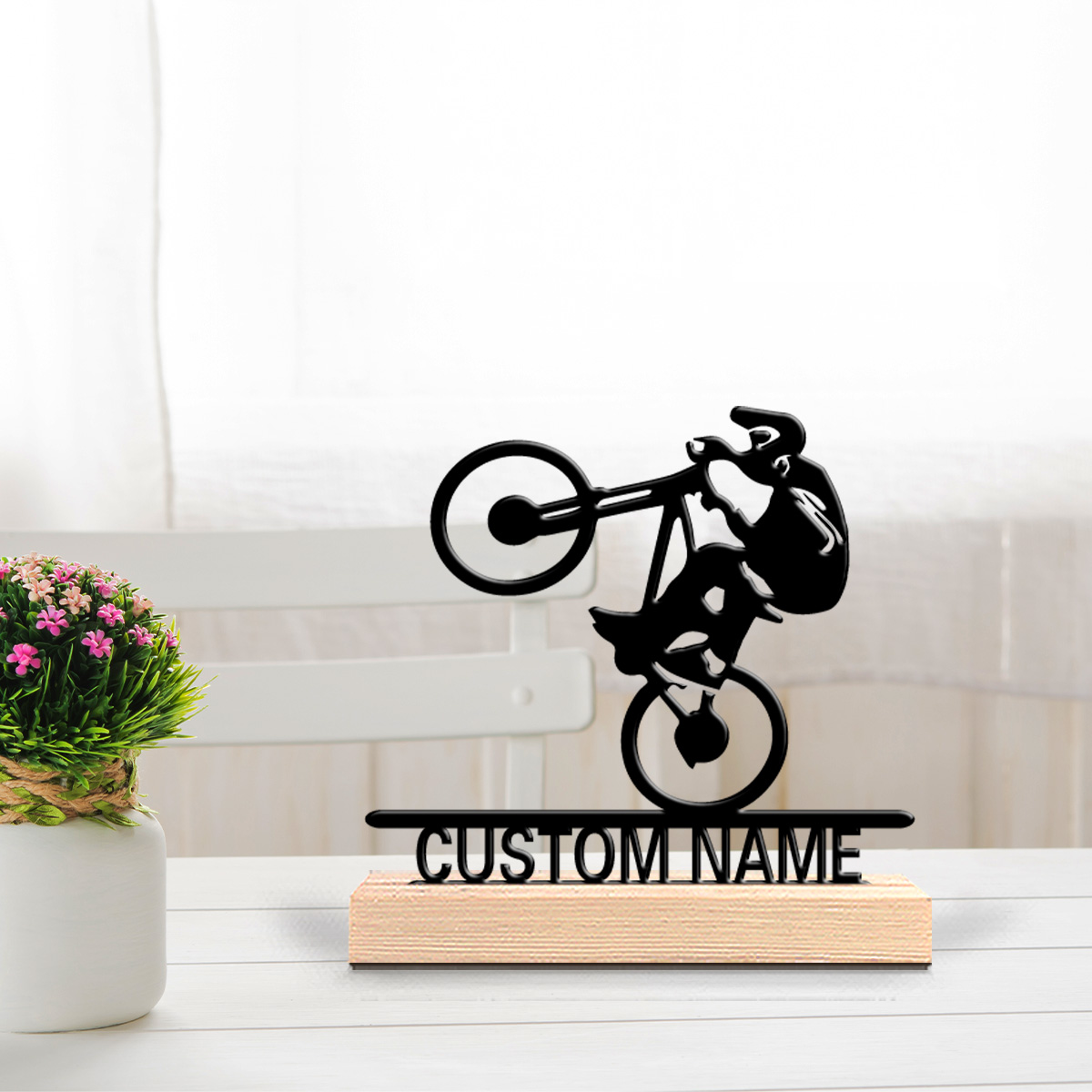 Art Craft Names - 1 pièce Ornement de table en