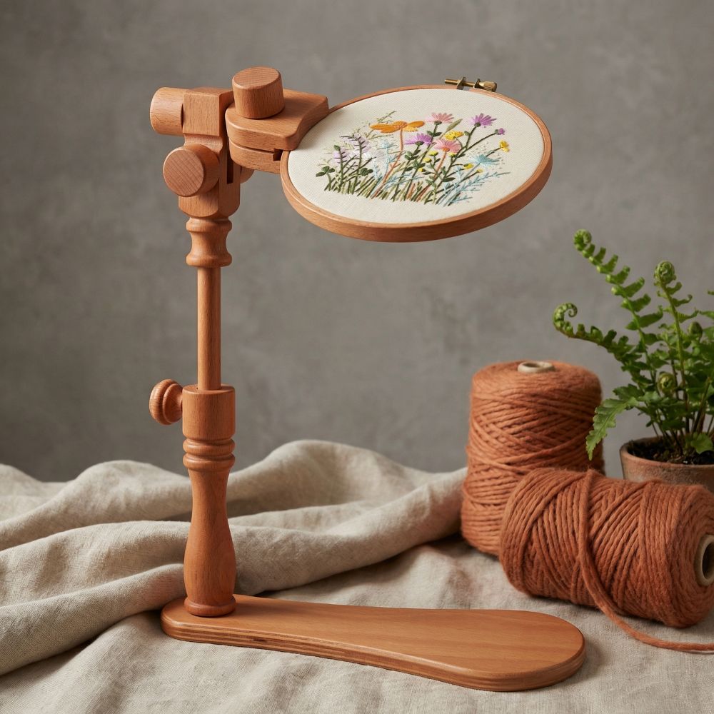Embroidery Hoop Kit - Support de broderie portable professionnel, support