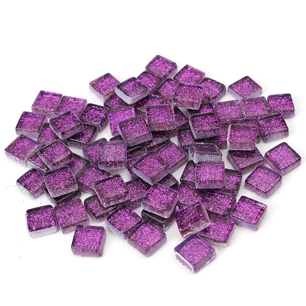Mosaic Tile Supply - 300G de mosaïques en cristal colorées,
