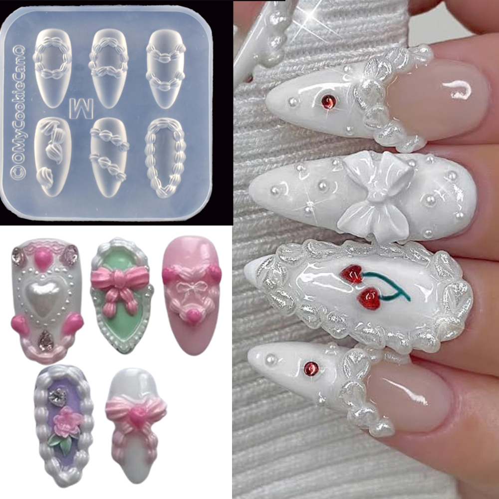 Art Craft Template - Moule 3D en Silicone pour Nail