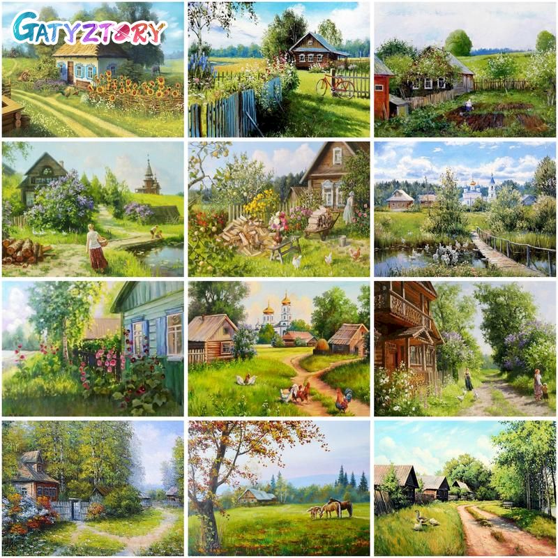 Art Craft Village - Gatyztoire – peinture acrylique par numéros