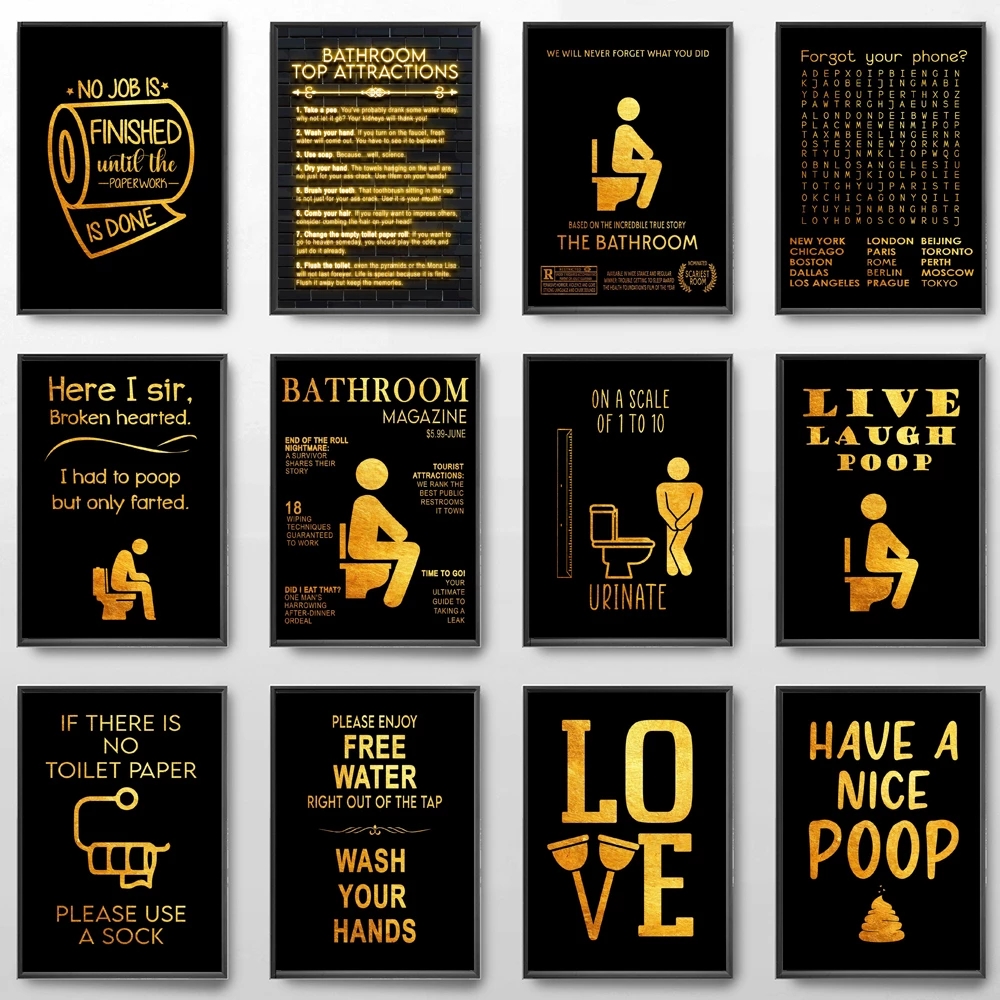 Art Craft Quotes - Toilette drôle pipi artisanat citation signe