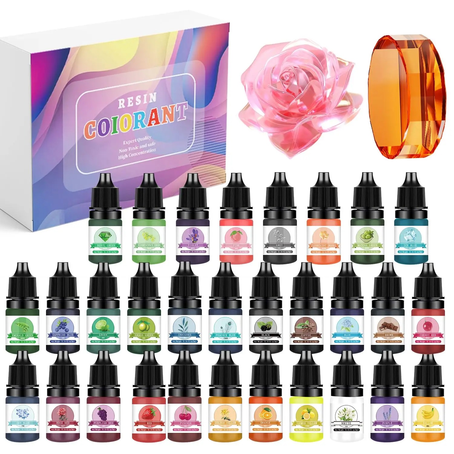 Resin Pigment Powder - Kits de pigments de résine époxy,