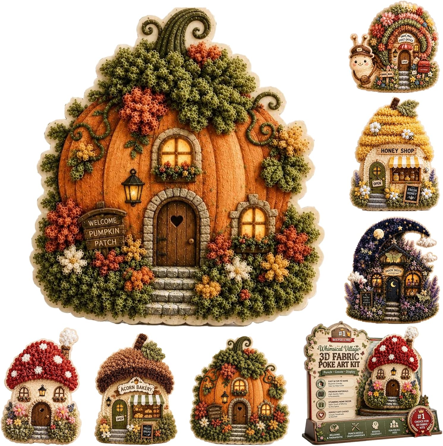 Art And Craft Autumn - Kit de bricolage 3D en tissu