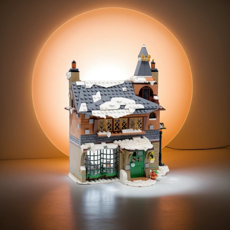Art Craft Village - 691 pièces MOC Hôtel de l'Hiver,