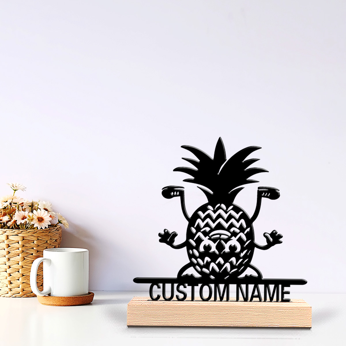 Art Craft Names - 1 pièce Statue en fer en