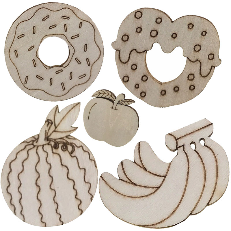 Art Craft Classes - 100 pièces thème de nourriture sucrée