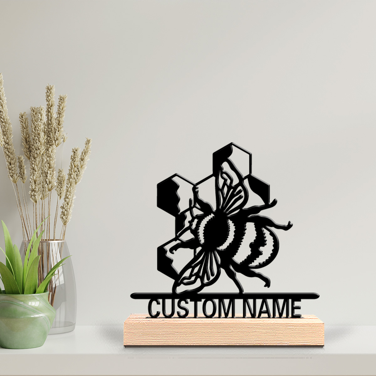 Art Craft Names - 1 pièce Statue d'abeille simple en