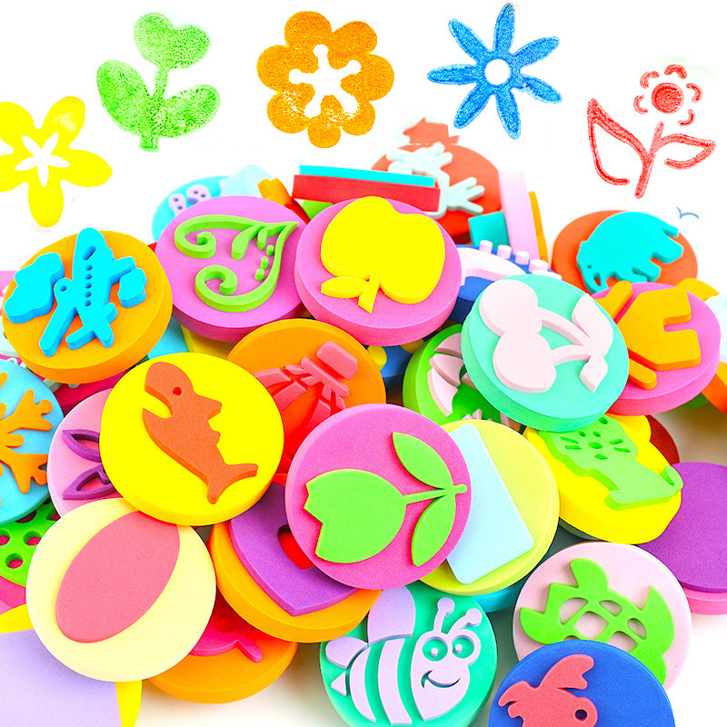Art Craft 3 Year Old - Timbres en mousse pour peinture, animaux