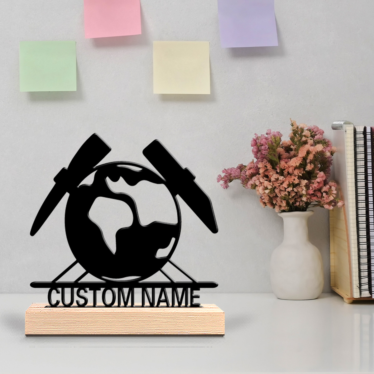 Art Craft Names - Boussole tendance personnalisée avec nom, statue
