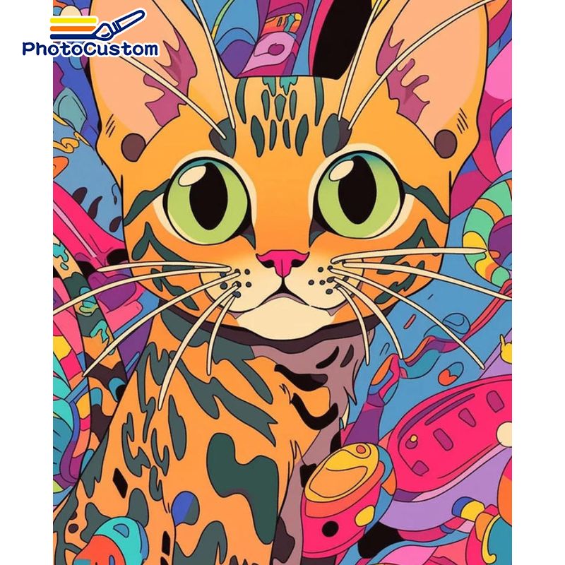 Peinture par numéros Chat Ging - Art Craft Easy Ideas avis et prix
