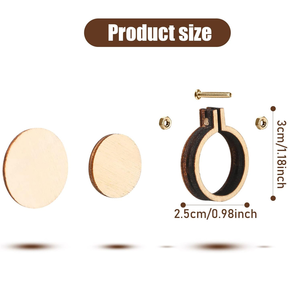 Mini cerceau de broderie en bo - Embroidery Hoop Kit avis et prix