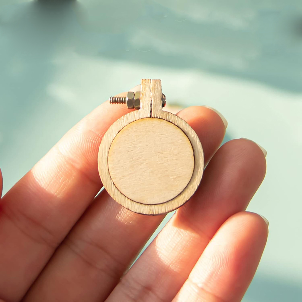 Mini cerceau de broderie en bo - Embroidery Hoop Kit avis et prix