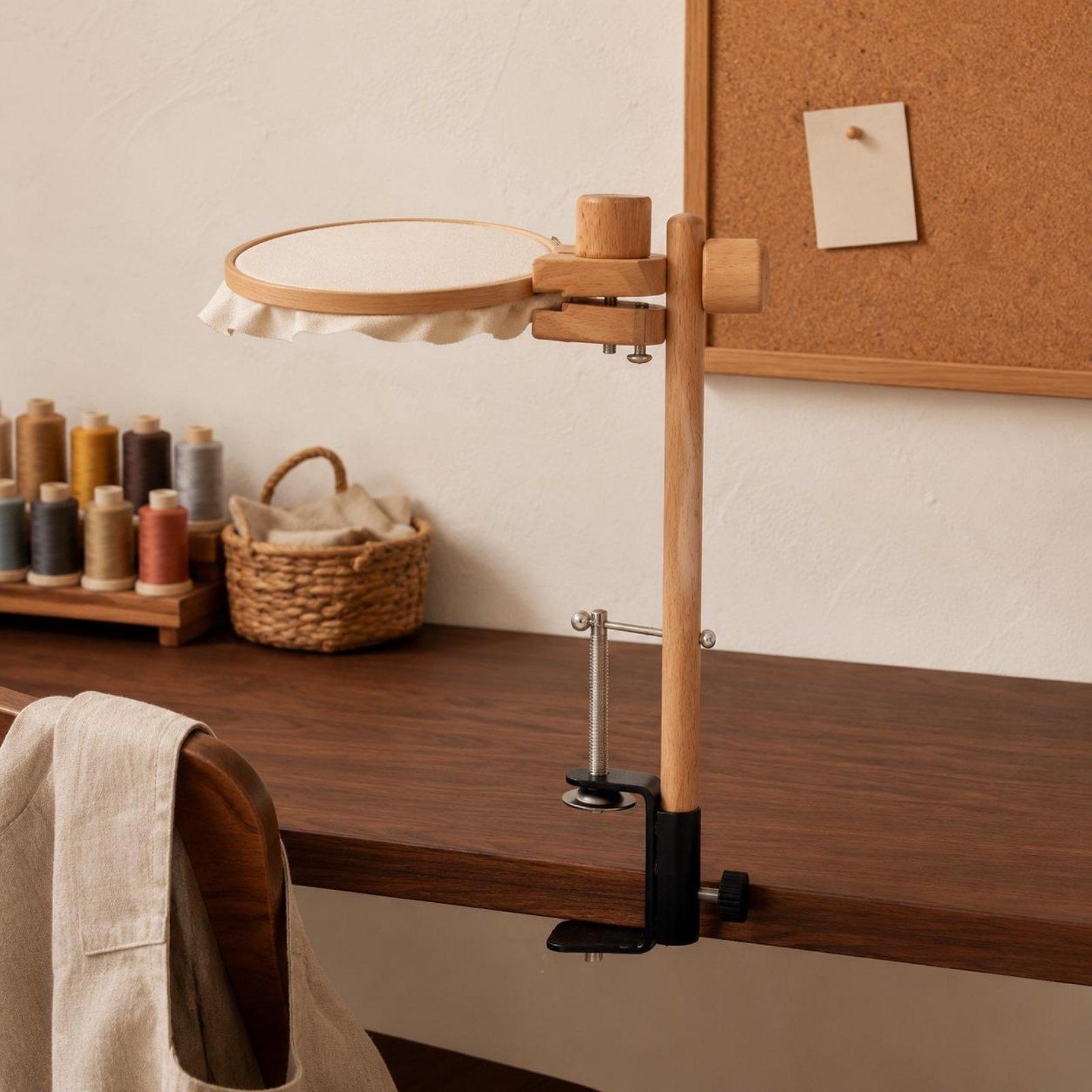 Support de table en bois de hê - Embroidery Hoop Kit avis et prix