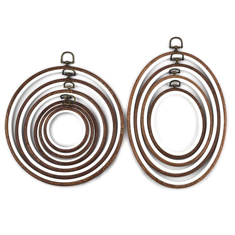 Kit de cercles à broder en boi - Embroidery Hoop Kit avis et prix