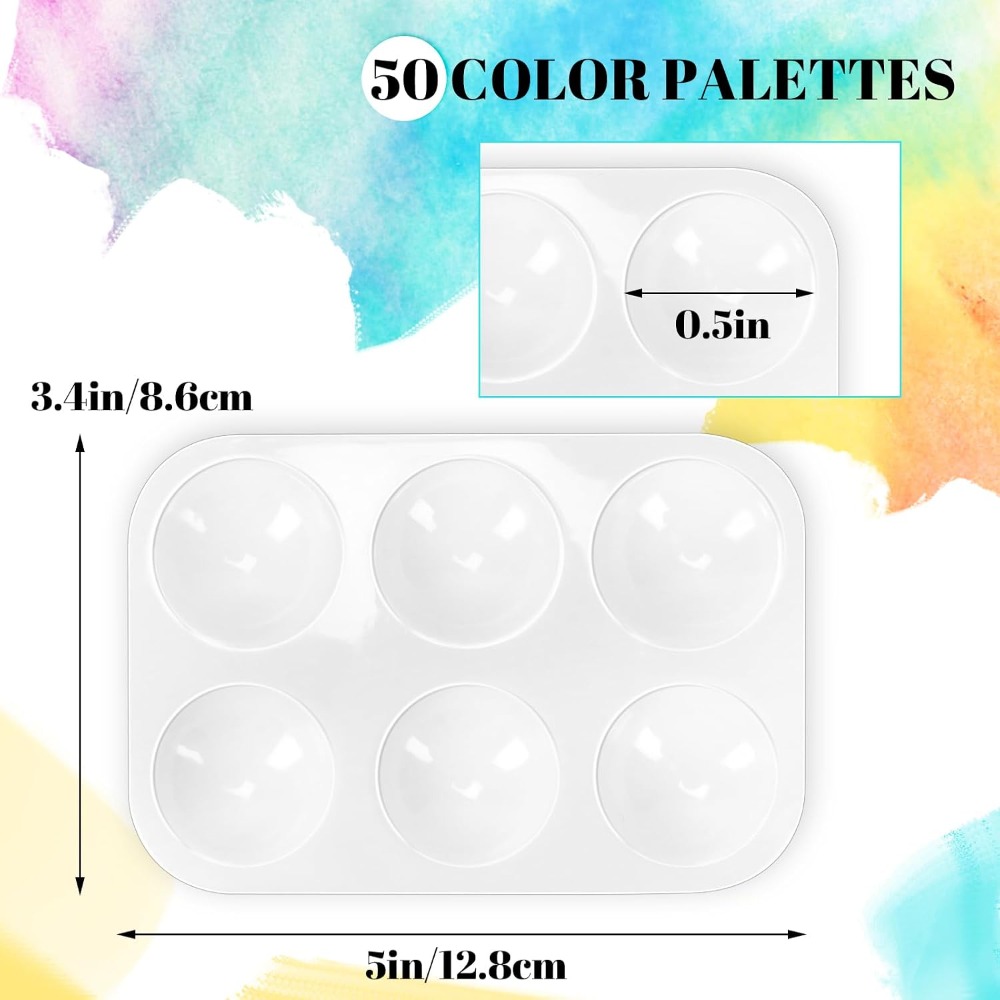 Lot de 50 palettes de peinture - Art Craft Classes avis et prix