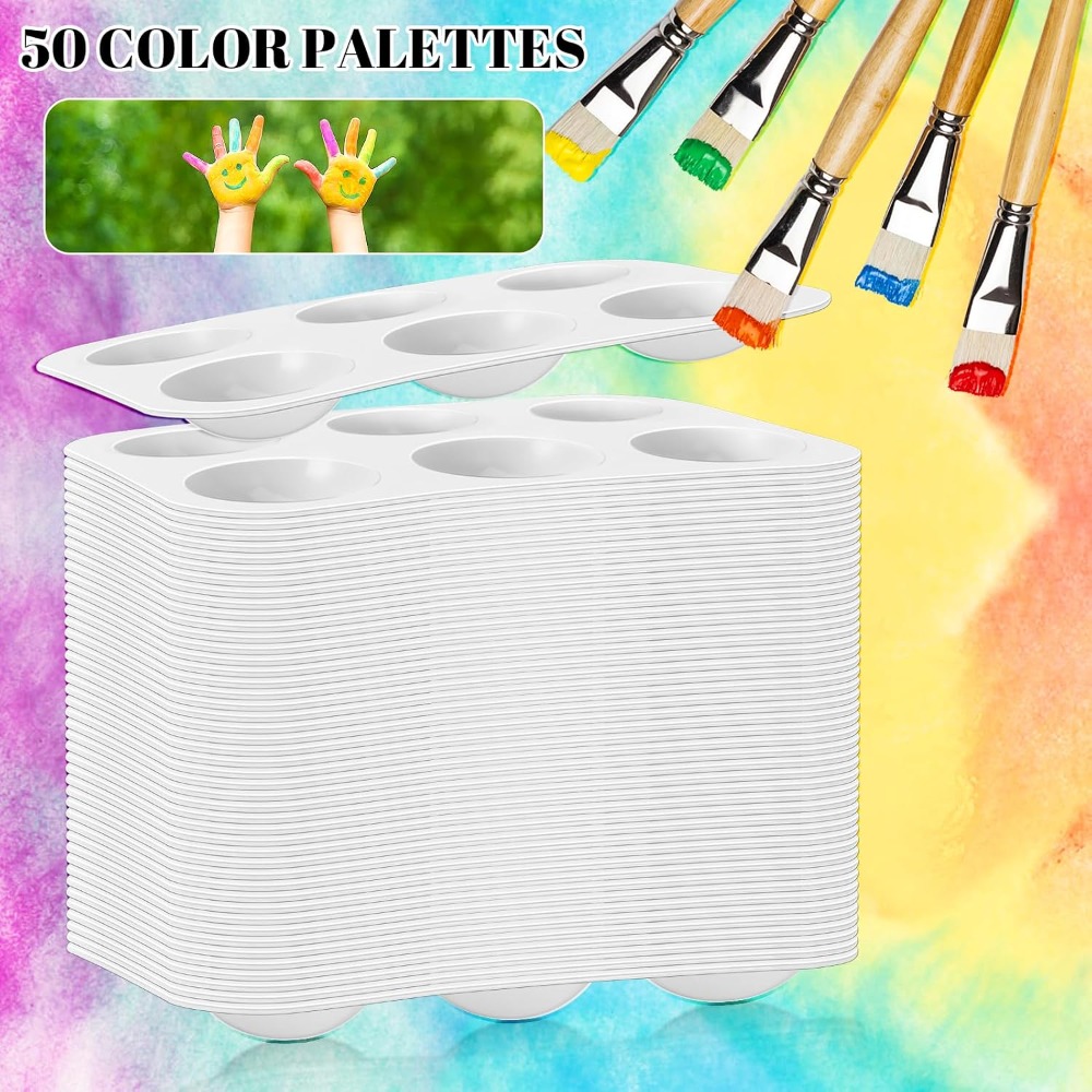 Lot de 50 palettes de peinture - Art Craft Classes avis et prix