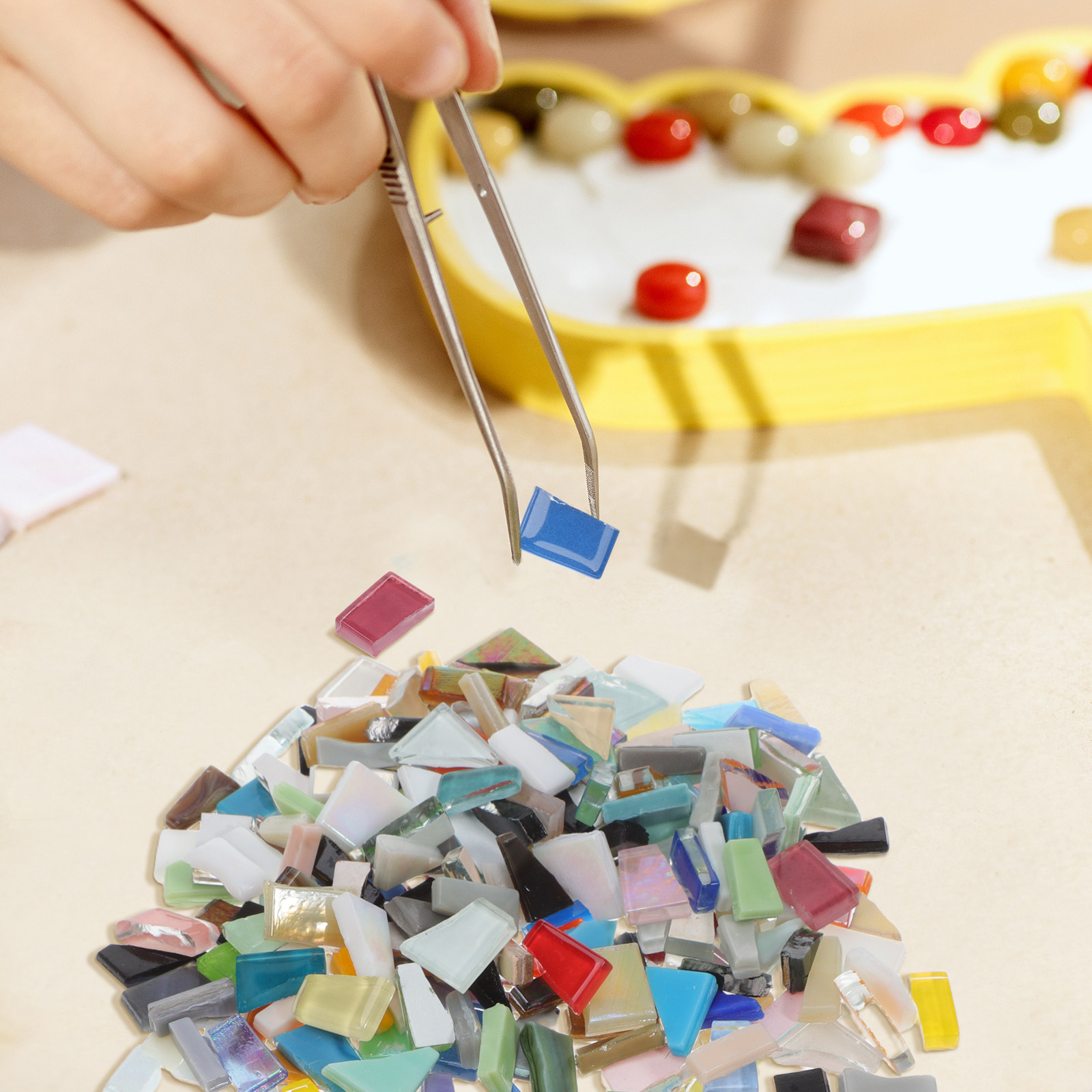 1 sac de pièces de verre mosaï - Mosaic Tile Supply avis et prix