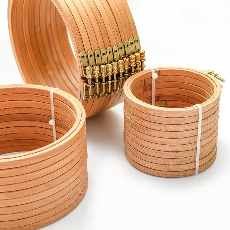Cerceaux de broderie en bois d - Embroidery Hoop Kit avis et prix