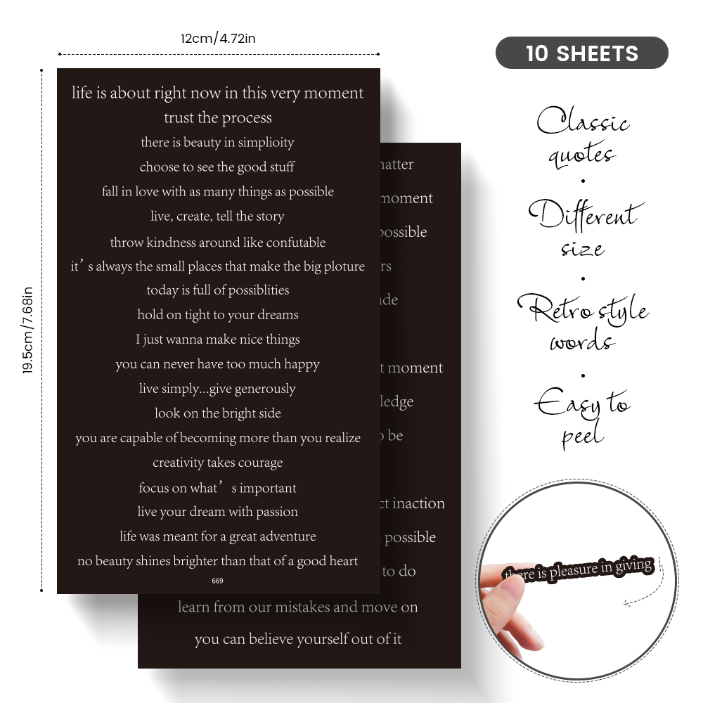 Autocollants inspirants pour s - Art Craft Quotes avis et prix