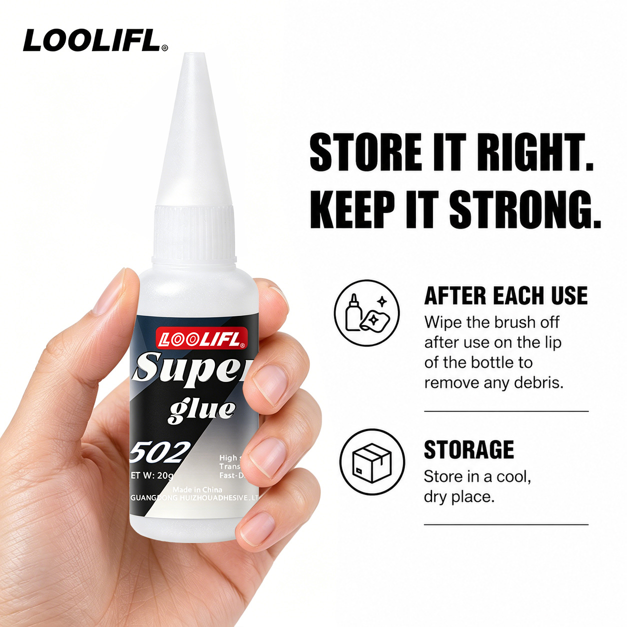 Loolifl-502-20Ml Adhésif cyano - Art Craft Store avis et prix