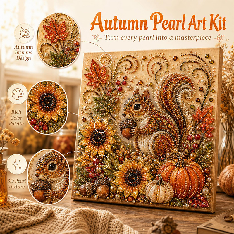 Kit de peinture perlée d'autom - Art And Craft Autumn avis et prix