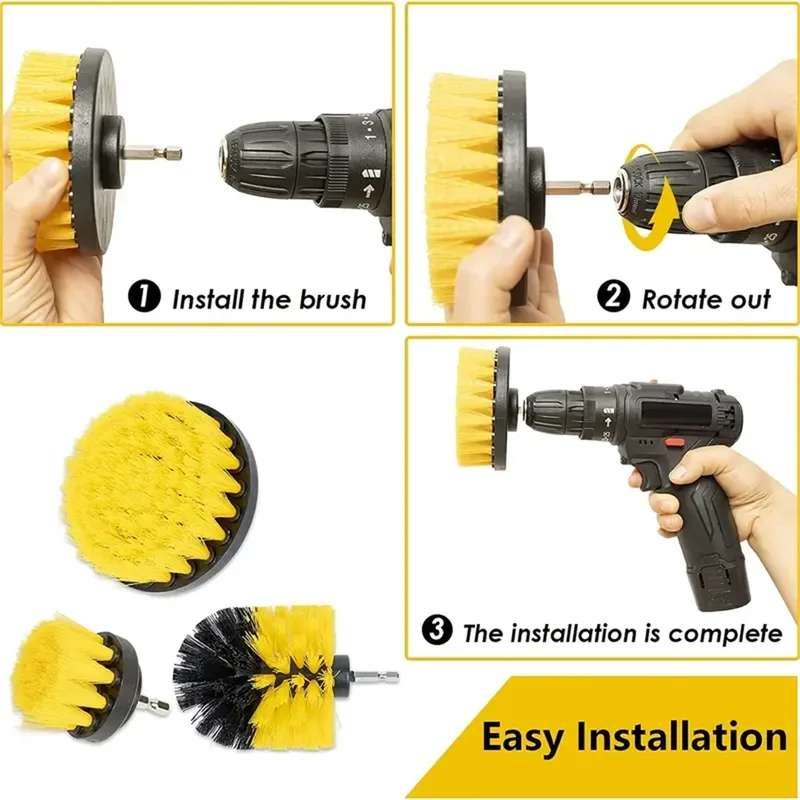 Kit de 3 brosses de nettoyage  - Mosaic Tile Supply avis et prix