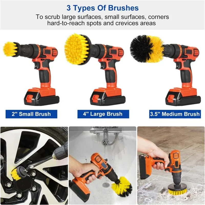 Kit de 3 brosses de nettoyage  - Mosaic Tile Supply avis et prix