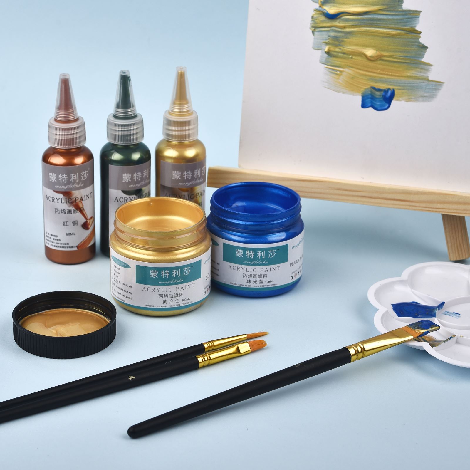 7 couleurs 60 ml/bouteille mét - Resin Pigment Powder avis et prix