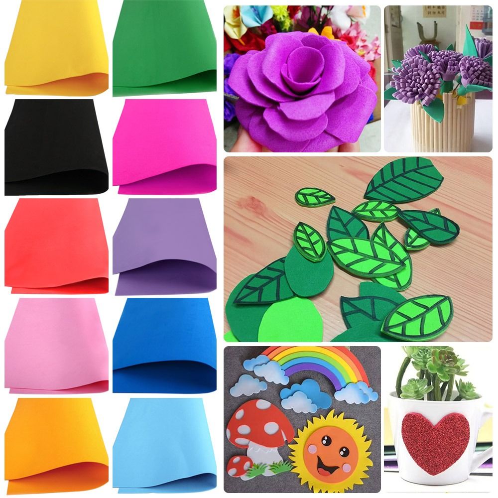 Nouveau 10 pièces papier mouss - Art Craft 2 Year Olds avis et prix