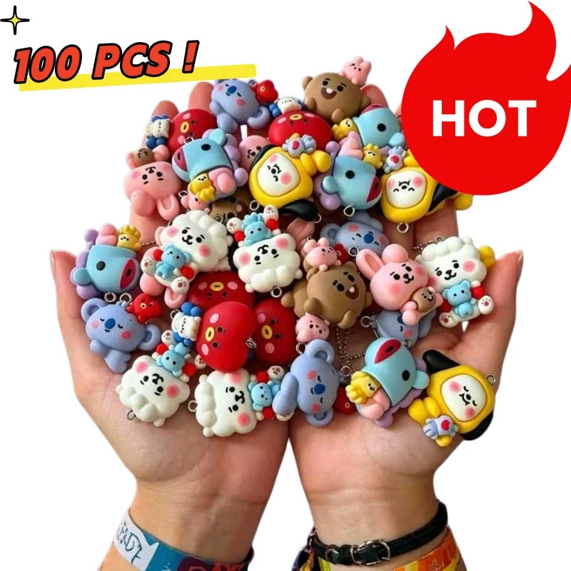 Breloques en résine BT21, 7 pi - Art Craft Store avis et prix
