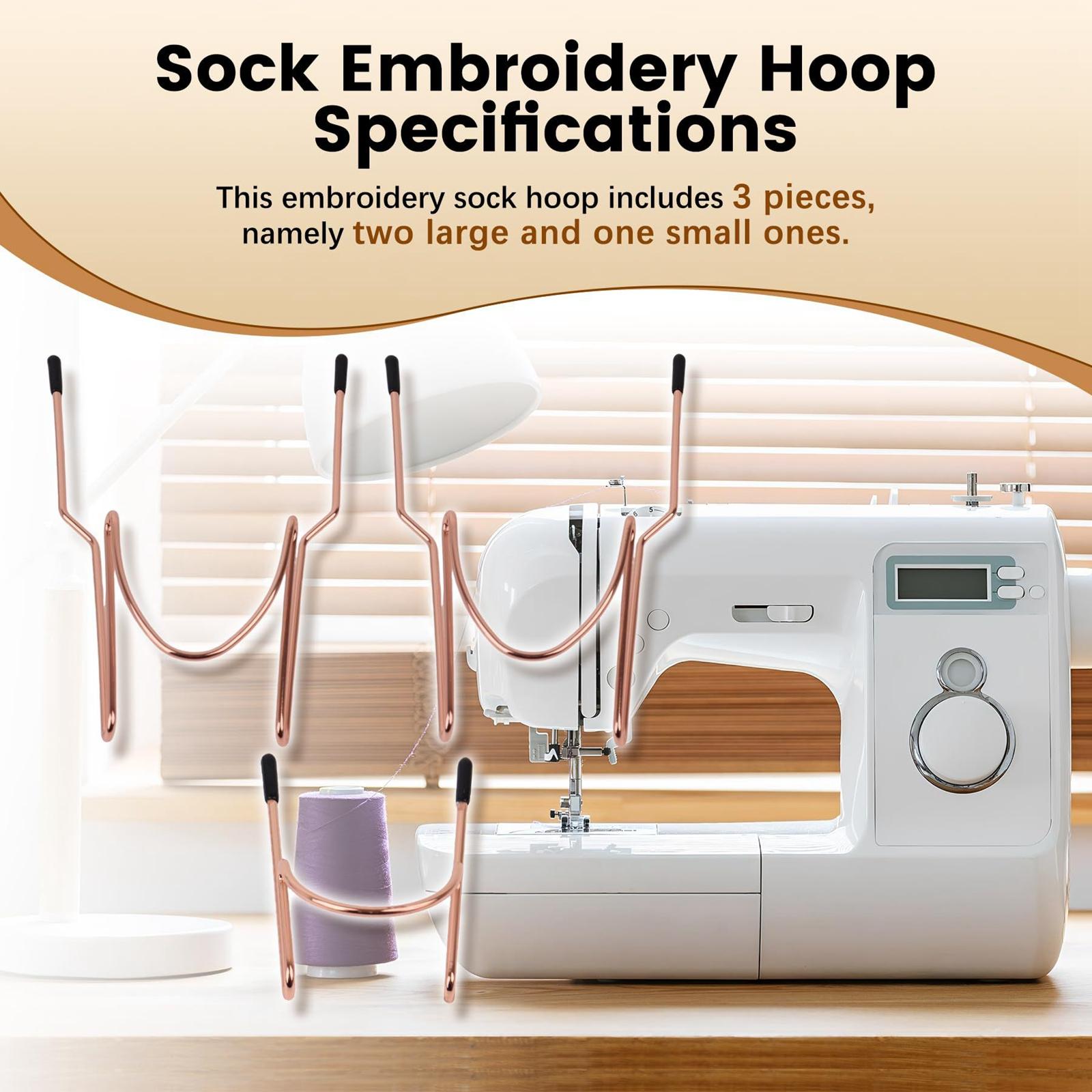 Lot de 3 cerceaux à chaussette - Embroidery Hoop Kit avis et prix