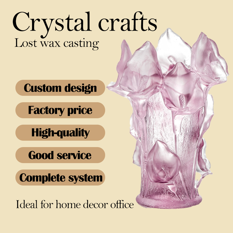 Vase en verre artistique de qu - Art Craft Museum avis et prix