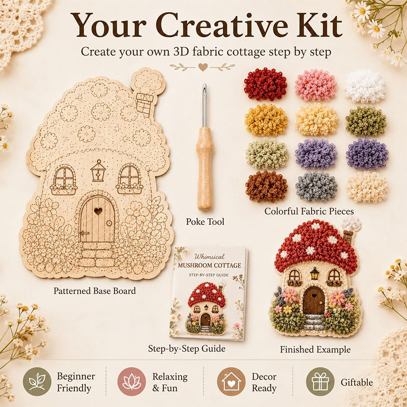 Kit de Bricolage Artistique 3D - Art Craft Village avis et prix