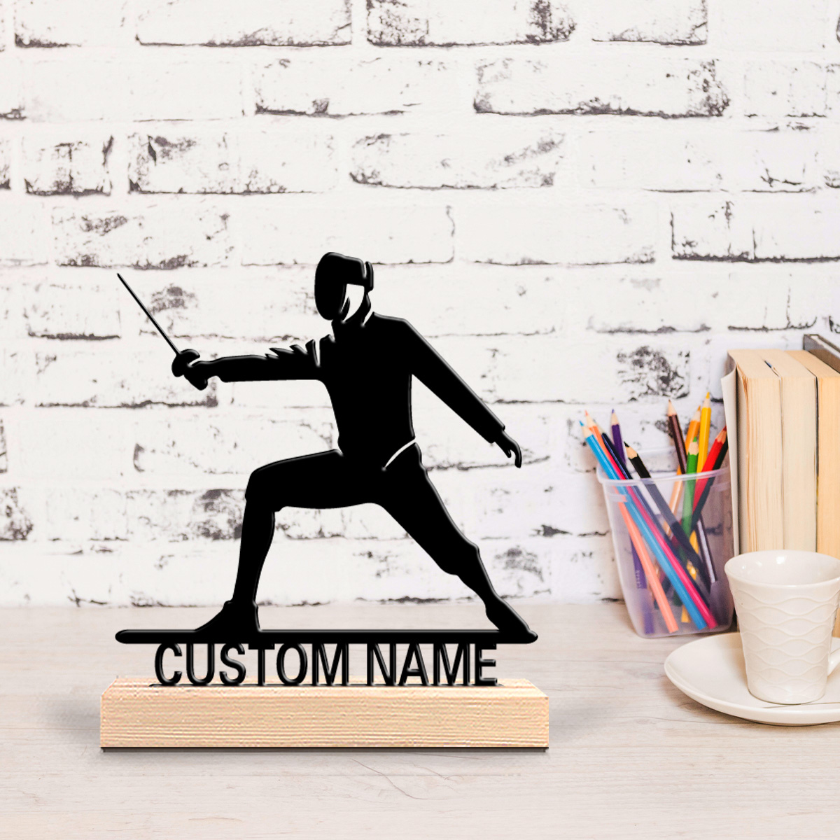 1 pièce Statue en métal simple - Art Craft Names avis et prix