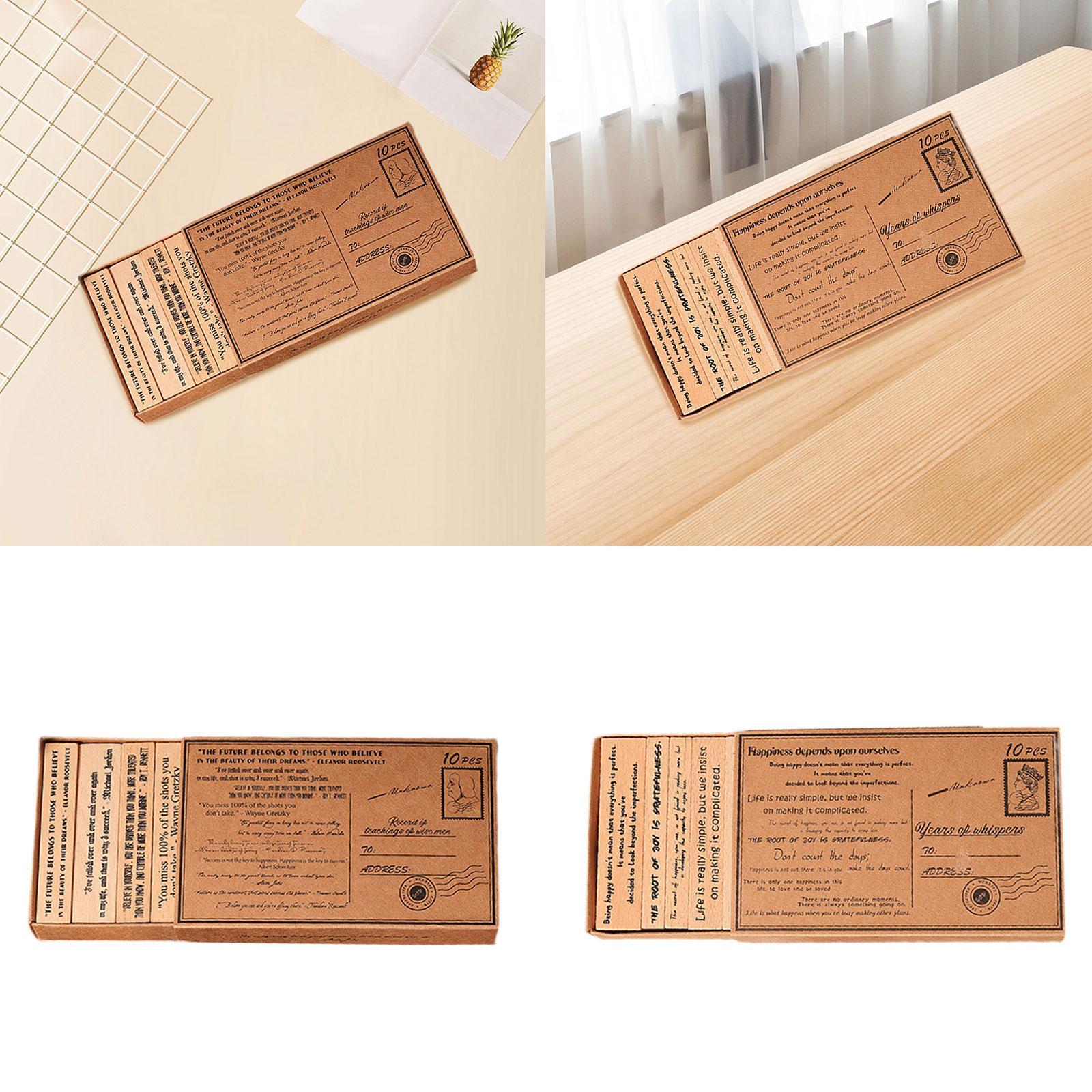 Ensemble de tampons en bois, p - Art Craft Quotes avis et prix