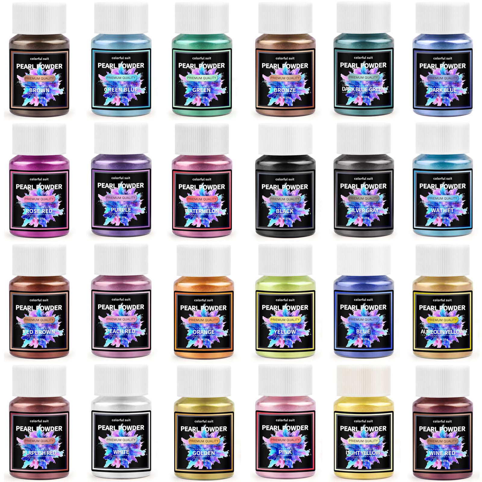 Poudre minérale de Mica nature - Resin Pigment Powder avis et prix